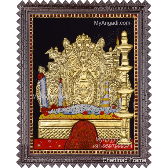 Manjunatha Swamy Tanjore Painting