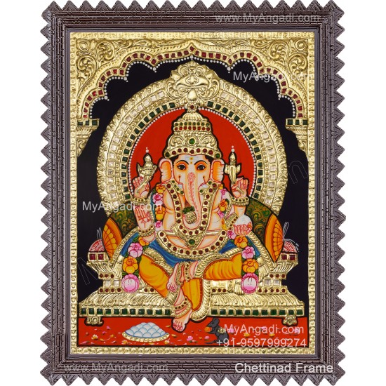 Ganapati Tanjore Painting