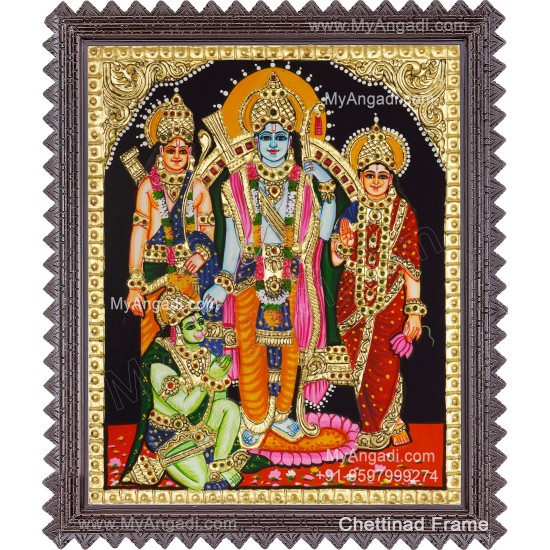 Ram Parivar Tanjore Painting