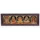 5 Panel Balaji Lakshmi Murugan Ganesha Saraswathi Tanjore Painting