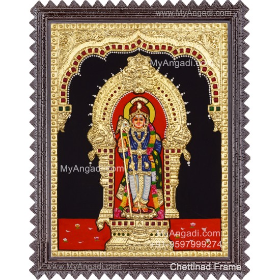 Palani  Murugan Tanjore Painting