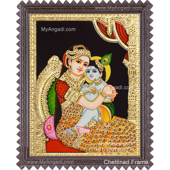 Yasotha Krishna Tanjore Painting