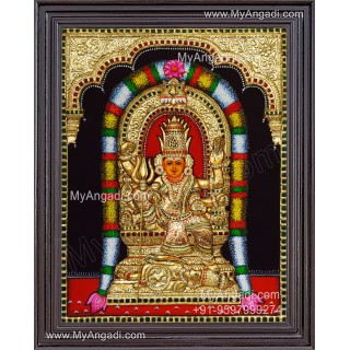 Ponkali Amman 3D Tanjore Painting