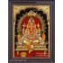 Ganesha 3d Embossed Tanjore Painting