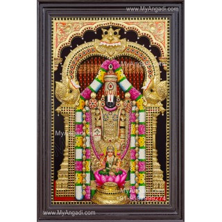 Balaji Lakshmi 3D Tanjore Painting