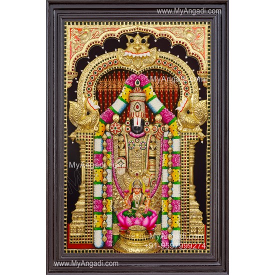 Balaji Lakshmi 3D Tanjore Painting
