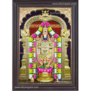 Perumal Lakshmi 3D Tanjore Painting