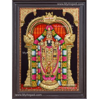 Balaji Lakshmi 3D Tanjore Painting