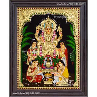 Sathyanarayana Tanjore Painting
