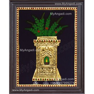 Tulsi Maadam Tanjore Painting