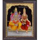 Vishnu and Lakshmi Tanjore Painting