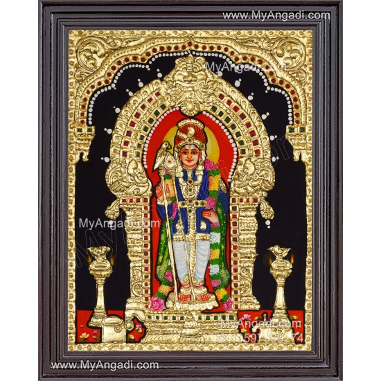 Palani  Murugan Tanjore Painting