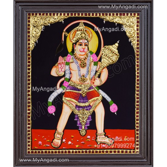 Hanuman Tanjore Painting