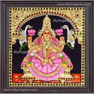 Gajalakshmi Tanjore Painting