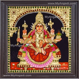 Dhana Lakshmi Tanjore Painting