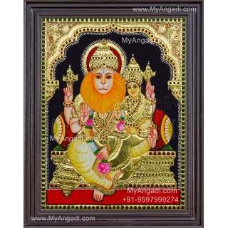 Lakshmi Narasimmar Tanjore Painting