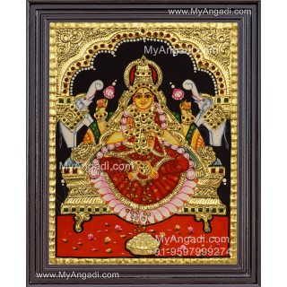 Gajalakshmi Tanjore Painting