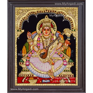 Saraswathi Tanjore Painting