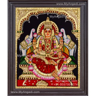 Gajalakshmi Tanjore Painting