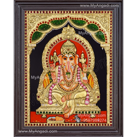 Ganapati Tanjore Painting