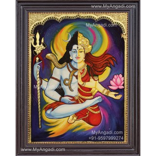 Arthanareeswarar Tanjore Painting