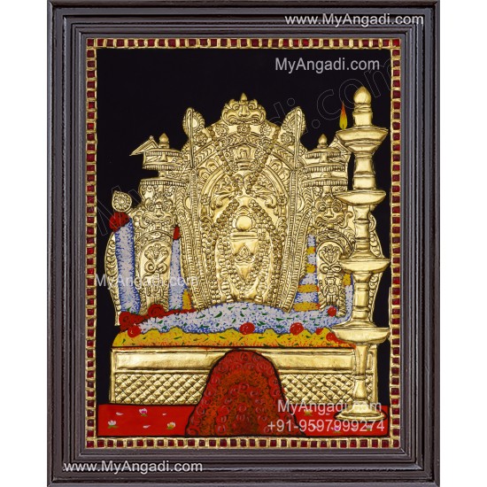 Manjunatha Swamy Tanjore Painting