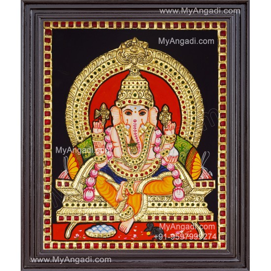 Ganesha Tanjore Painting