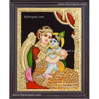 Yasotha Krishna Tanjore Painting