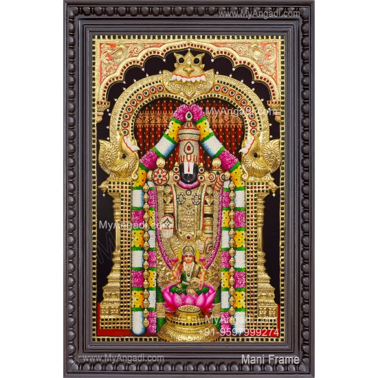 Balaji Lakshmi 3D Tanjore Painting