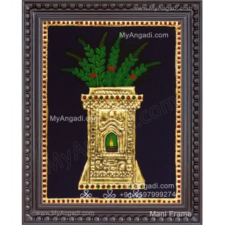 Tulsi Maadam Tanjore Painting
