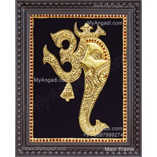 Om Ganesha Tanjore Painting
