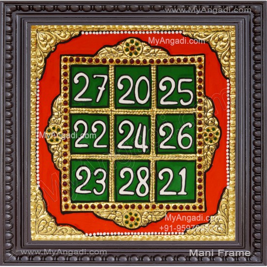 Kubera Lakshmi Yantram Tanjore Painting