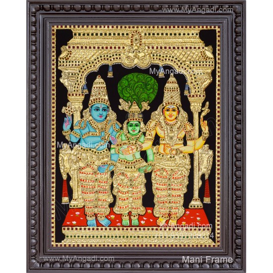 Meenakshi Thirukalyanam Tanjore Painting