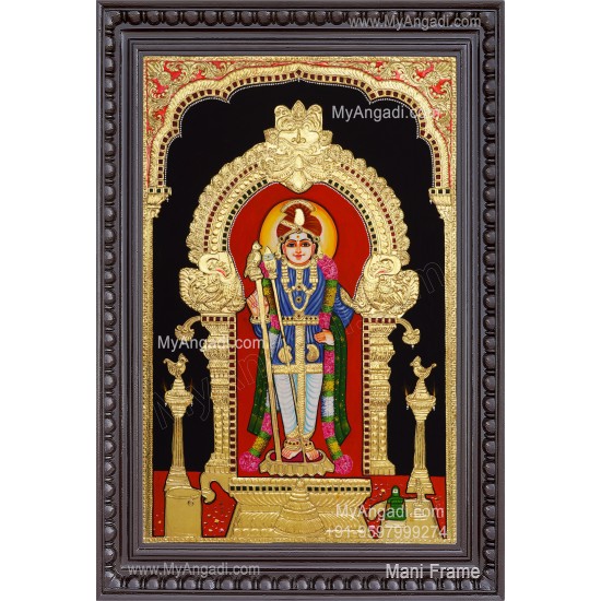 Palani  Murugan Tanjore Painting