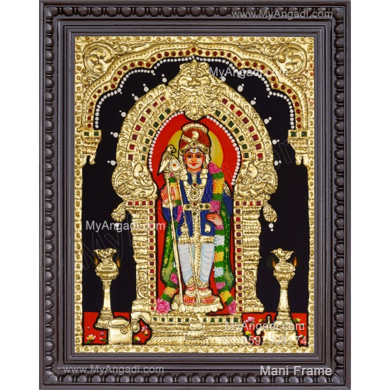 Palani  Murugan Tanjore Painting