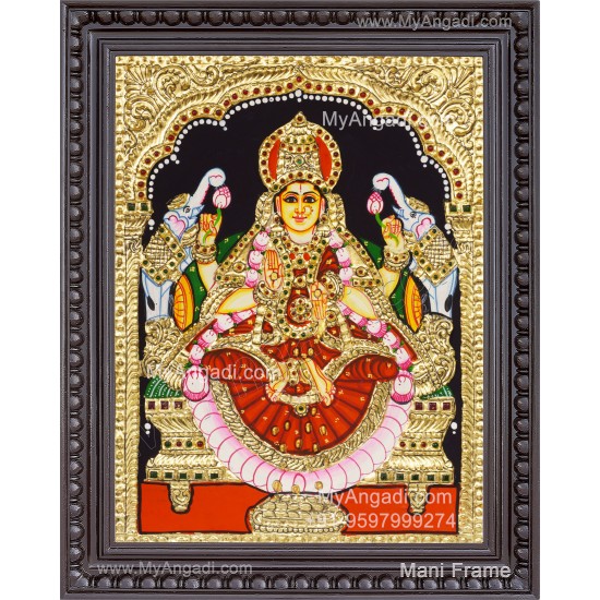 Gajalakshmi Tanjore Painting
