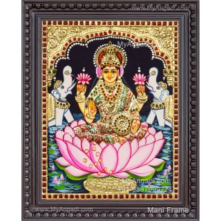 Gajalakshmi Tanjore Painting