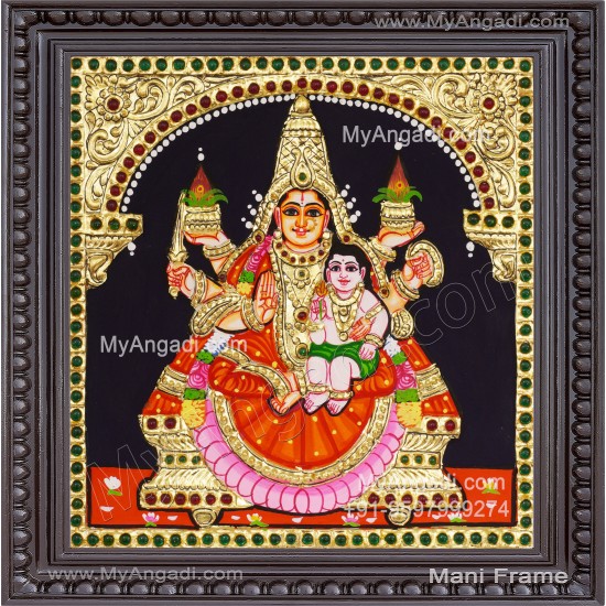 Santhana Lakshmi Tanjore Painting