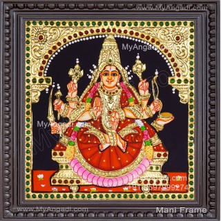 Veera Lakshmi Tanjore Painting