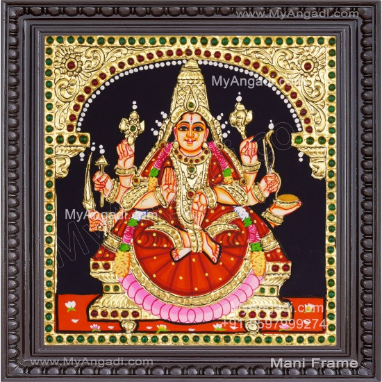 Veera Lakshmi Tanjore Painting
