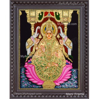 Gajalakshmi Tanjore Painting