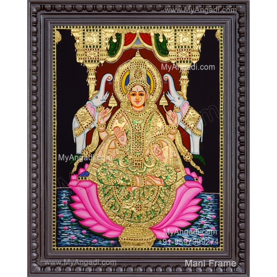 Gajalakshmi Tanjore Painting