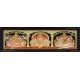 3 Panel Ganesha Lakshmi Saraswathi Tanjore Painting