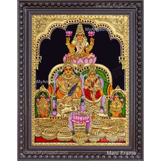 Kuber Lakshmi Tanjore Painting