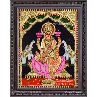 Gajalakshmi Tanjore Painting