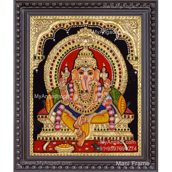 Ganapati Tanjore Painting 