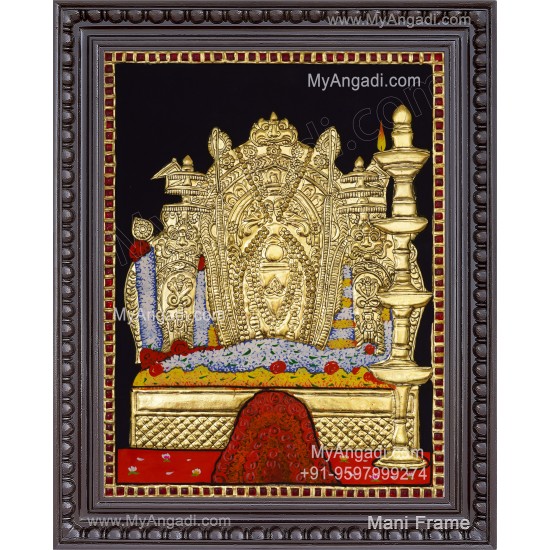 Manjunatha Swamy Tanjore Painting