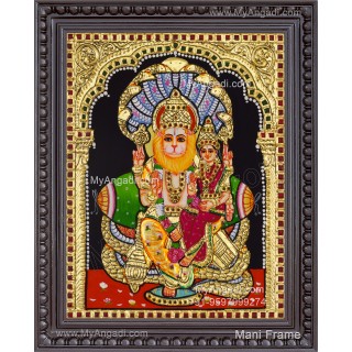 Lakshmi Narasimhar Tanjore Painting