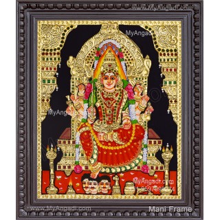 Samayapura Mariamman Tanjore Painting