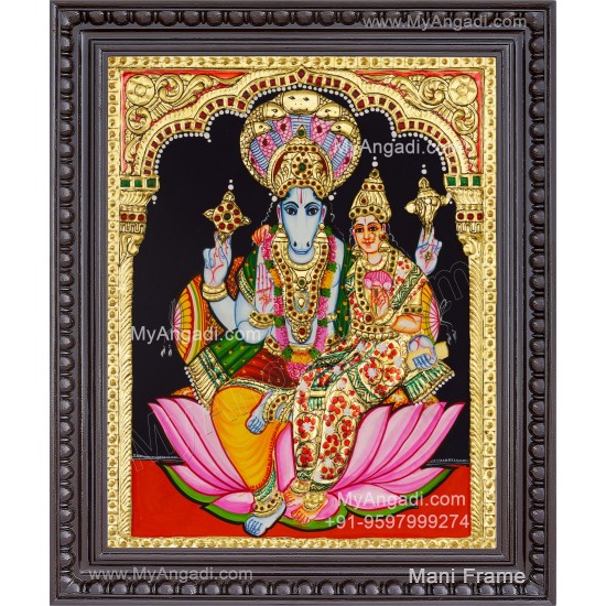 Hayagreeva Lakshmi Tanjore Painting